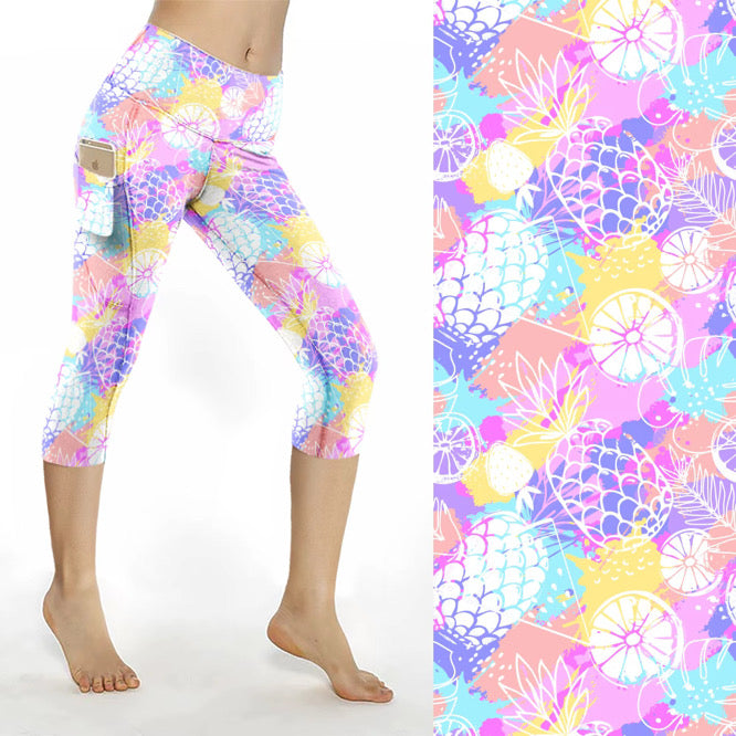 Pineapple 2 Pocket Leggings