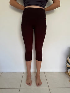 Black Leggings with Pocket Pattern - All the Colours