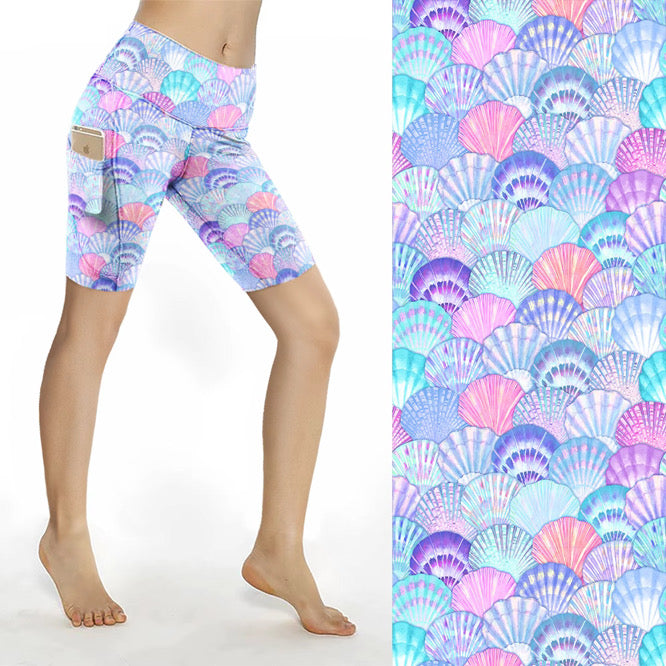 Mermaid Shells 2 Pocket Shorts