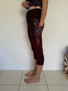 Black Leggings with Pocket Pattern - All the Colours