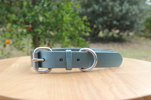 Slate Shimmer (Dark Grey) Dog Collar