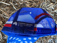 Load image into Gallery viewer, Blue &amp; Red Coopers Collars Hat